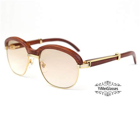 cartier wood glasses|vintage cartier glasses wood.